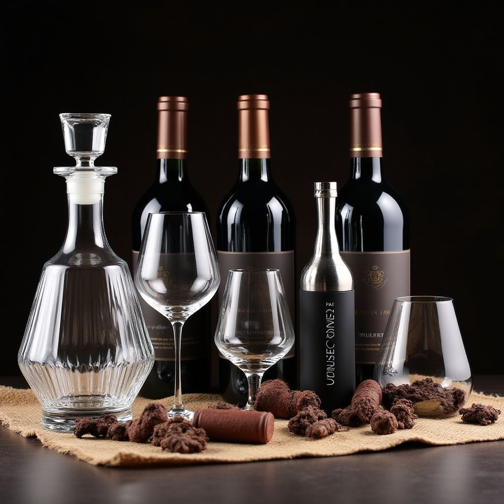 Collection d'accessoires de dégustation